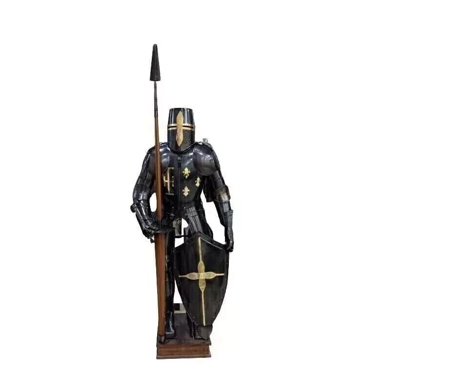Medieval Knight Wearable Suit Of Armor Crusader Combat Full Body Armour Suit - Image 2 of 4