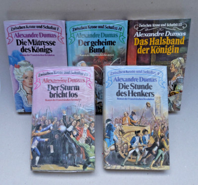 Bücherkiste Alexandre Dumas - Zwischen Krone und Schafott, Band 1 bis 5, ovp