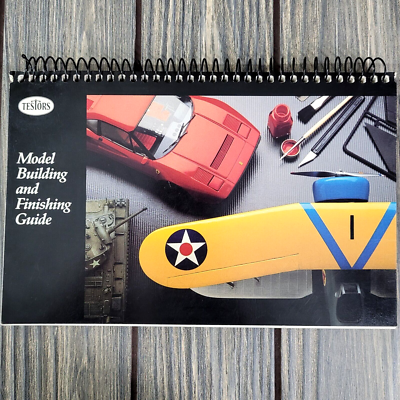 #ad #ad Testors Model Building and Finishing Guide 1980s Spiral Bound Vintage Excellent $13.95