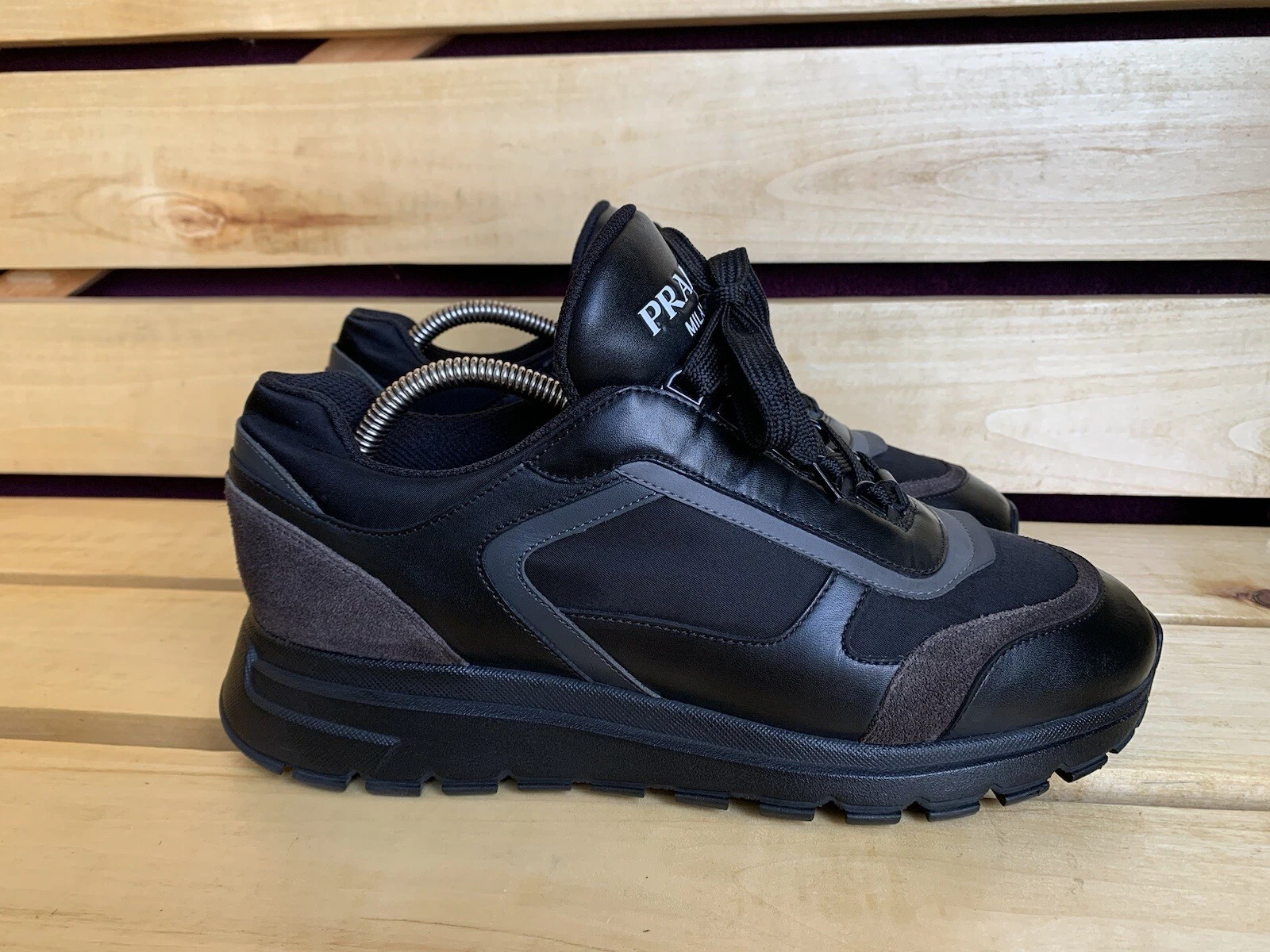 Sneakers Prada da uomo nere taglia UK 6 US 7 EU 40