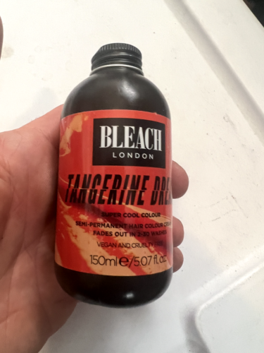 Bleach London Tangerine Dream Super Cool Semi-Permanent Hair Cream HJX27 - Afbeelding 1 van 2