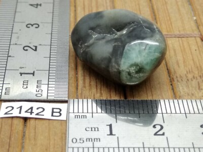 SMARAGD mit seiner Matrix - gerollter Edelstein Mineralien Lithotherapie Reiki
