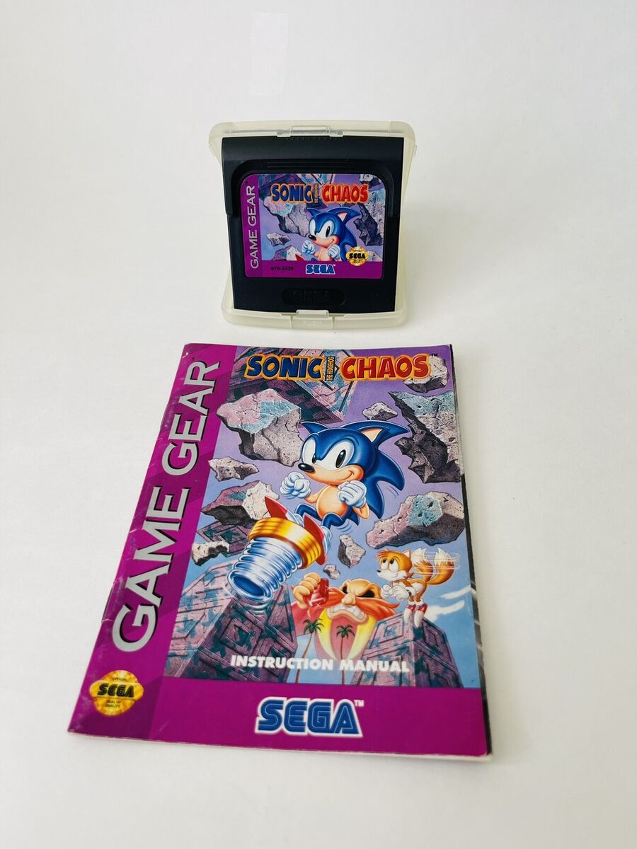 SEGA Video Games Sonic Chaos 1993 for sale