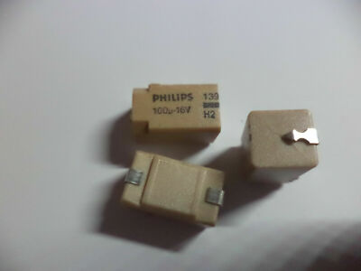 20 Stk. 100uF 16V 10%  SMD Tantal Elko  PHILIPS 