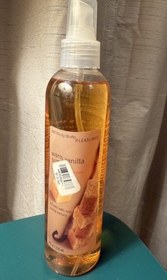 Bath & Body Works Pleasures Warm Vanilla Sugar Mist Splash Original Formula 8 oz