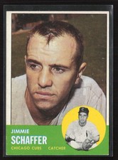 1963 Topps #81 Jimmie Schaffer - EX/EX+ Set Break!