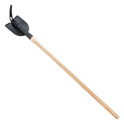 COUNCIL TOOL CT42-FSS Shovel/Pick Combo Tool,Wood,4.29'L 9KE02