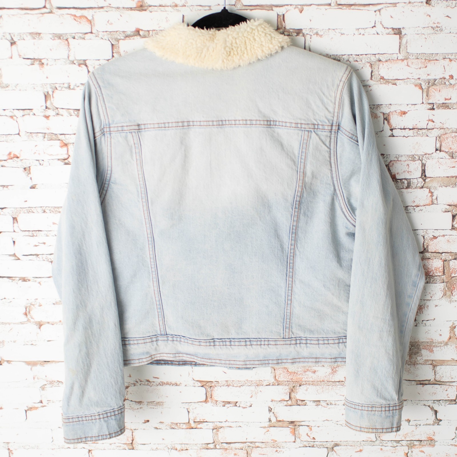 Universal Thread Sherpa Lined Denim Jacket Women’… - image 6