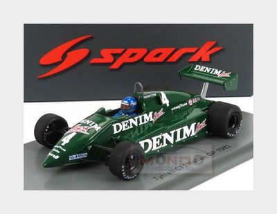 1:43 Spark Tyrrell F1 011 #4 Italy Gp 1982 B.Henton Green S7284 Modell