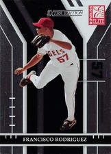 Francisco Rodriguez 2004 Donruss Elite Extra Edition 4 Angels Baseball Card