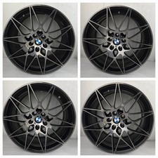 Original Finish Oem Bmw M3 M4 20 19 Comp 666m Black Wheels Rims No Repairs Original Finish Oem Bmw M3 M4 20 19 Comp 666m Black Wheels Rims No Repairs