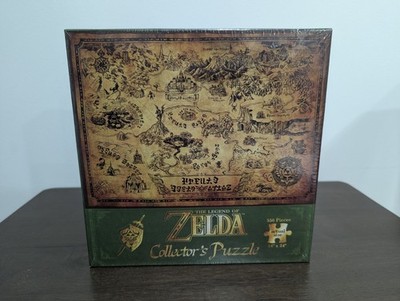 The Legend of Zelda Collector's puzzle: Hyrule map. 550 Pieces 18x24