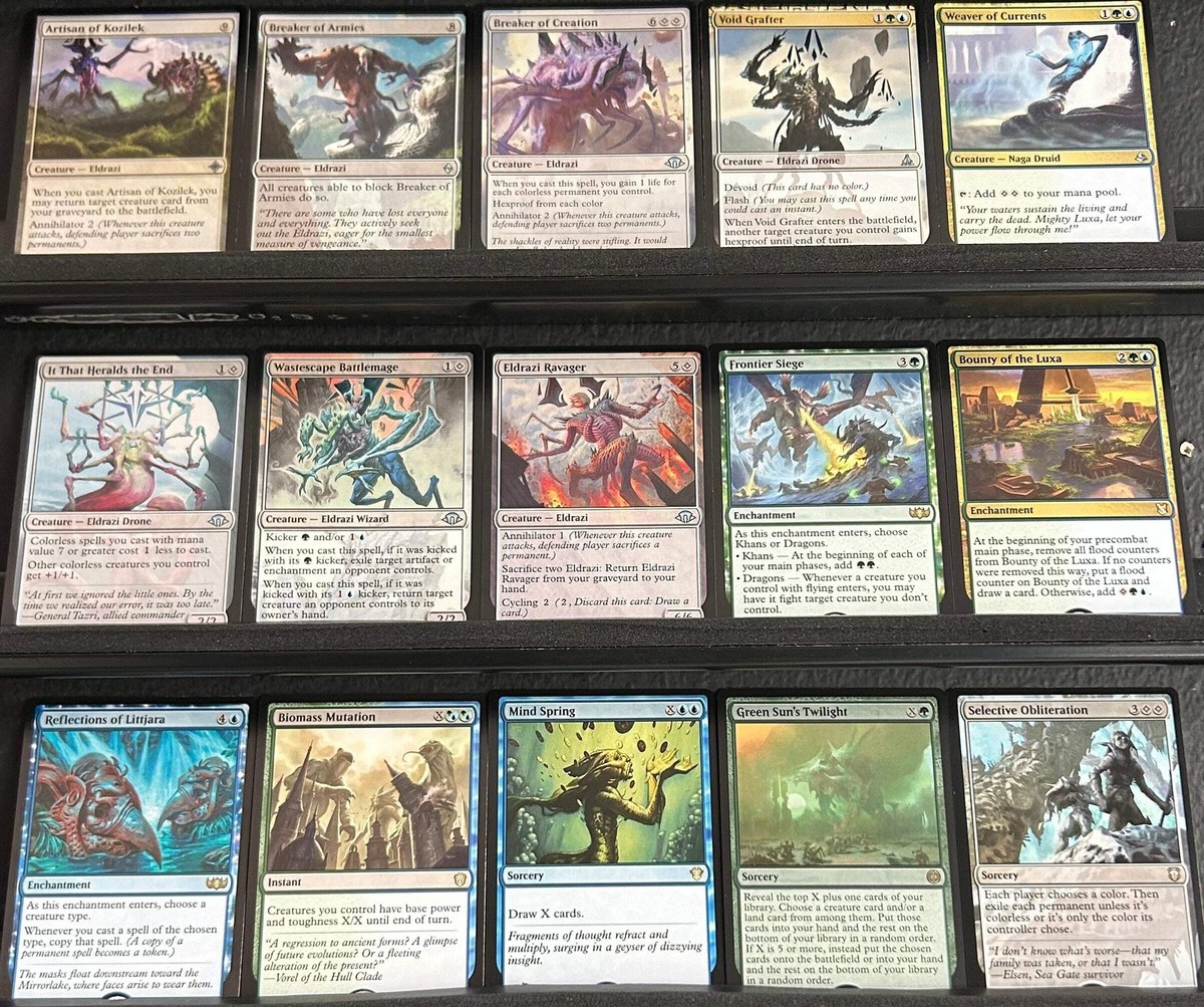 Custom Commander Deck*** Kruphix, God of Horizons - Big Mana Eldrazi - EDH  | eBay