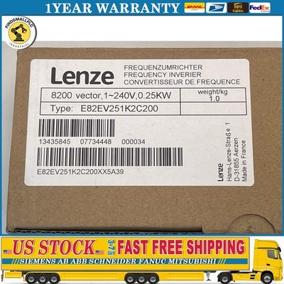Lenze E82EV251_2C200 Frequency Inverter 8200 Vector E82EV251K2C200 US Seller NEW
