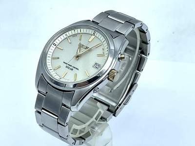 SEIKO Radio Wave Control Solar Men's Watch Silver Dial 7B24-0AN0