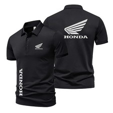 T-Shirt Manica Corta Uomo e Donna Honda Racing POLO T-Shirt Moto UK