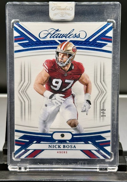 2023 Flawless Nick Bosa💎Encased Aquamarine Diamond Gemstone,SSP/2,⭐️PC NUKE☢️💣