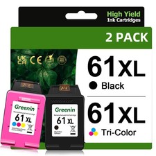 61XL 61 XL Ink Cartridges for HP 61 ENVY 4500 4501 4502 4504 5530 5531 5535 Lot