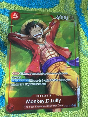 One Piece TCG English ST21-014 Monkey D Luffy Alt Art Parallel | eBay