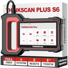 OBD2 Scanner, ThinkScan Plus S6 ABS,SRS,ECM,TCM System Diagnostic Scan Tool