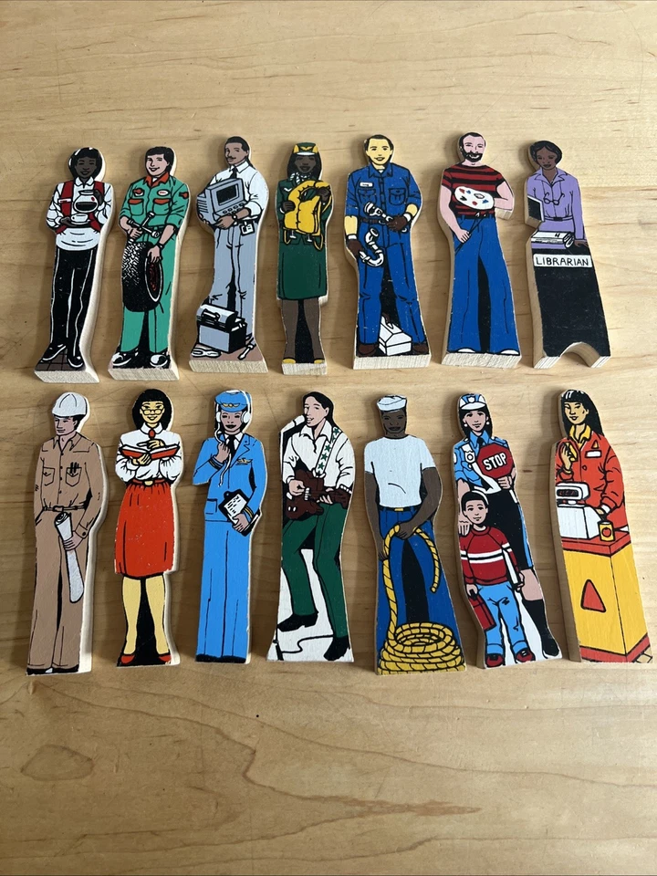 Führer Basteln Konvolut 14 Karriere Holzblock Figuren