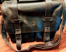 Aunts and uncles Umhängetasche, echt Leder, 40x35x13cm