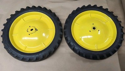Pedal Tractor Rear Rims Eska Pedal Tractor Rear Wheel 12 x 1.75 Set John Deere Yellow #3 | eBay