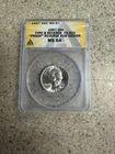 1957 TYPE B REVERSE WASHINGTON QUARTER FS-901 MS 64 ANACS