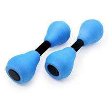Pack of 2pcs Sports Aquatic Exercise Dumbbells Fitness Barbell for Swim Gym