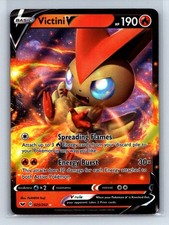 Victini V SWSH01: Sword & Shield Base Set #025/202 Pokemon Card TCG - NM