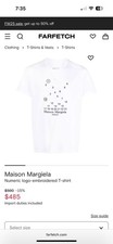 Maison Margiela Numeric logo-embroidered T-shirt