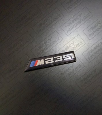 BMW MKY Performance V2 M235i M2 Bumper Front Grill Badge F22 F23 2 Series Emblem