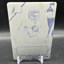 SLADE BOLDEN Rookie Printing Plate 1/1 2021 Pro Set College Football Tide