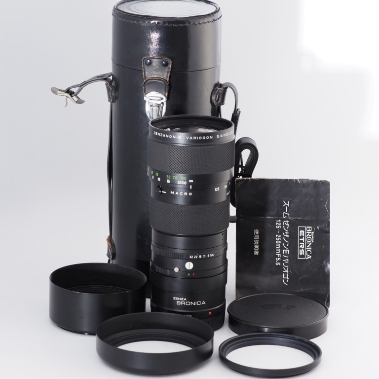 ゼンザブロニカ ZENZANON-E VARIOGON F5.6 Bronica Schneider Kreuznach Zenzanon-E Variogon 125-250mm F/5.6