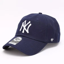 New York Yankees '47 Clean-Up Hat Navy Blue, Adjustable Baseball Cap MLB