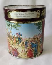 1998 E Otto Schmidt Lebkuchen Nuremberg Round Tin Germany