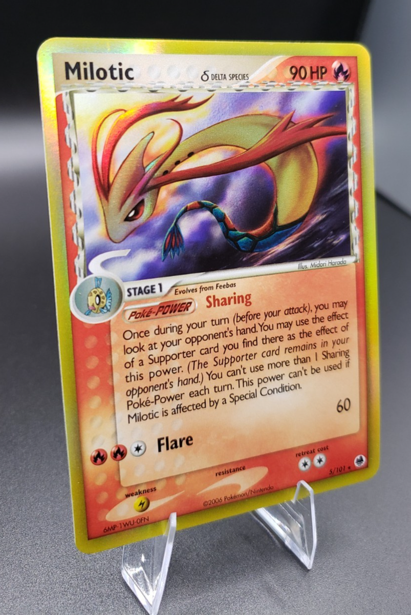 Pokémon TCG Milotic 5/101 Delta Species - Dragon Frontiers Reverse
