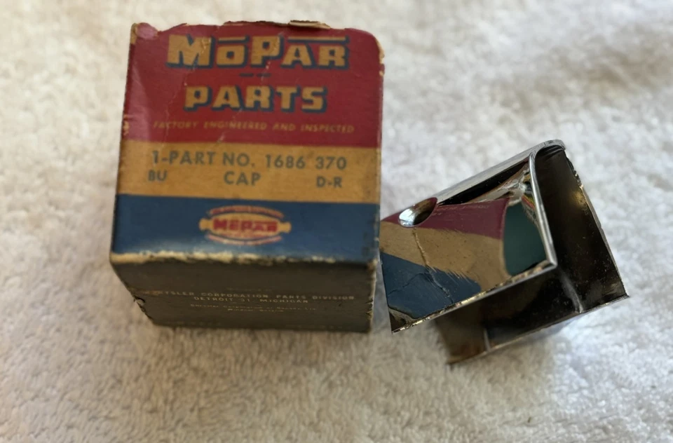 Nuevo de Lote Antiguo MoPar 1957 Dodge Fender Tapa Moldura Cejas Derecha PS Coronet D501 Lancer Foto 2 de 4