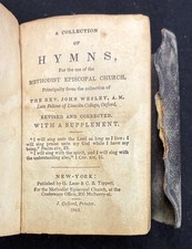 1844 Collection of Hymns for Methodist Episcopal Church * Pocket * John Wesley