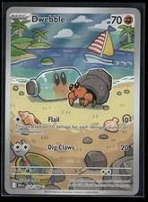 Dwebble Holo SV: Black Bolt 129/086 NM Pokemon