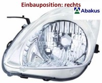 Abakus 215-11G1R-LD-EM Hauptscheinwerfer Rechts Scheinwerfer FüR Nissan