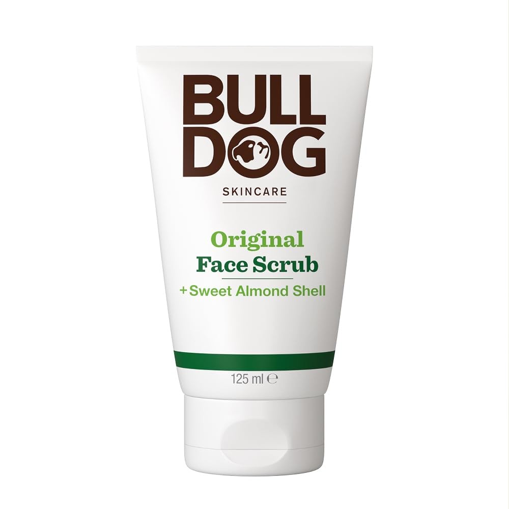 BULLDOG SKINCARE Original Face Scrub For Men, With Aloe Vera, 125ml | Exfoliating face scrub for dry and normal skin, deeply cleansing and exfoliating, with natural origin ingredients, vegan - Image 4