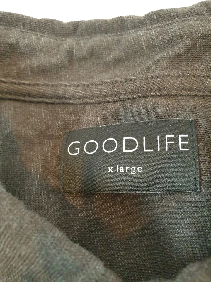 Camisa Goodlife Para Hombres XL Abotonada Manga Larga Informal Suave Mezcla de Algodón Foto 3 de 4