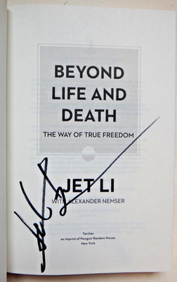 Jet Li SIGNED Beyond Life and Death The Way of True Freedom  (2026, Hardcover)
