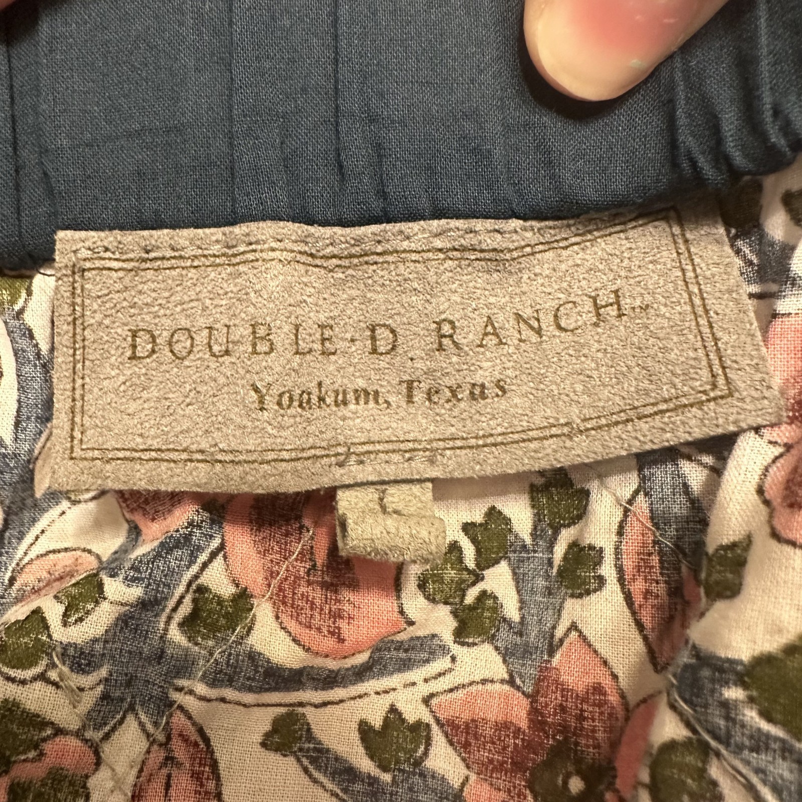 Double D Ranch Floral Panel Patchwork Skirt Women… - image 3