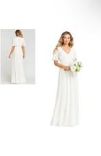 Show Me Your Mumu NWT Emily Empire Maxi Dress in Black Chiffon Sz XS