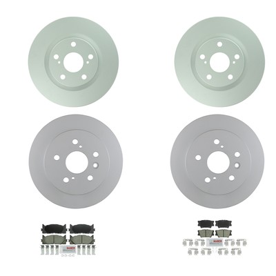Bosch QuietCast Front Rear Rotors SD Ceramic Disc Brake Pad Kit for Avalon Camry