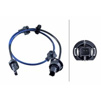 Sensor Raddrehzahl 2-Polig Hallsensor 578 Mm Kabel Hella FüR Honda