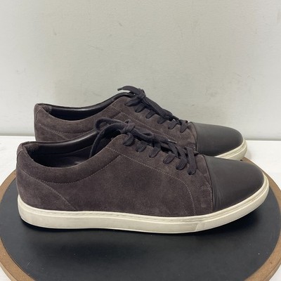 Allen Edmonds Cooper Sneaker Men Size 12 Cap Toe Suede Leather Quiet Luxury