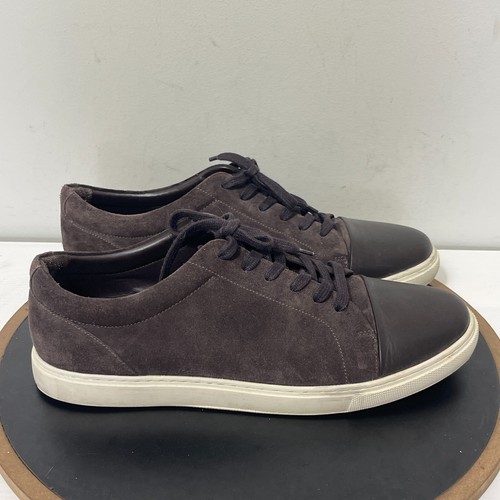 Allen Edmonds Cooper Sneaker Men Size 12 Cap Toe Suede Leather Quiet Luxury